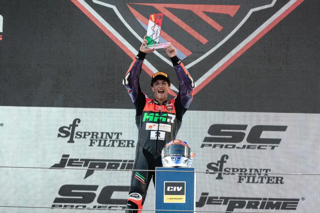Vittoria Trofeo Aprilia RS660 Alessio Mattei Imola 2025