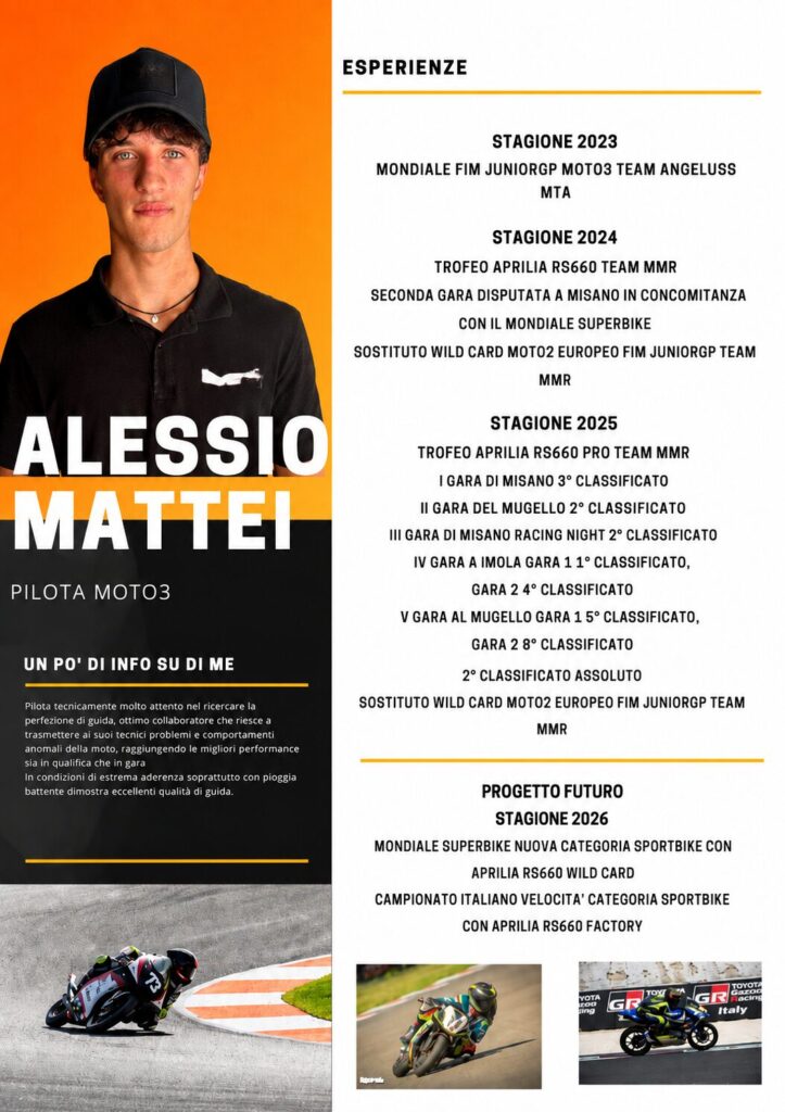 Mattei Alessio Biografia risultati sportivi